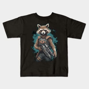 rocket raccoon Kids T-Shirt